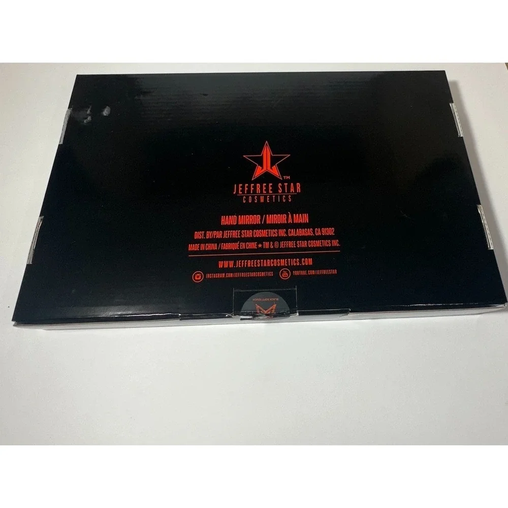 Jeffree Star x Shane Dawson Black Star Spider Web Handheld Mirror Makeup